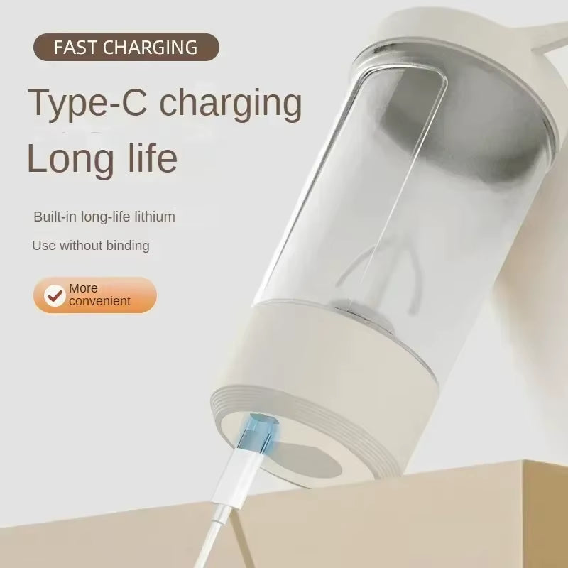 Electric Blender Cup Portable Blender Cup Milk Powder Protein Powder Blender Automatic Shaker Cup Home Travel Outdoor Sports Gym